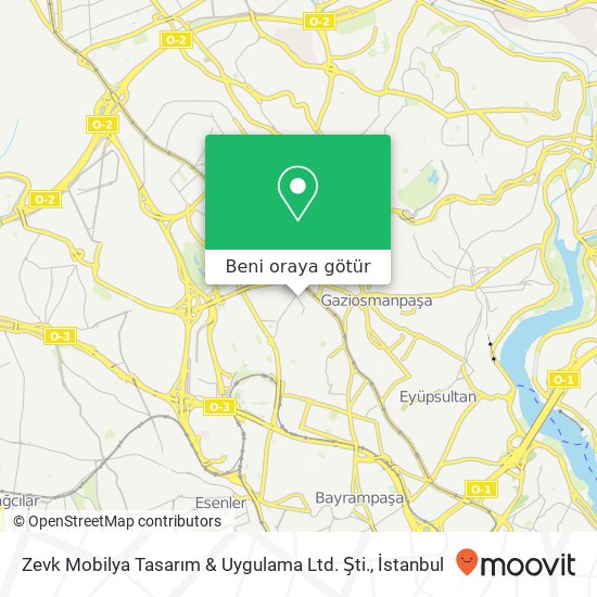 Zevk Mobilya Tasarım & Uygulama Ltd. Şti. harita