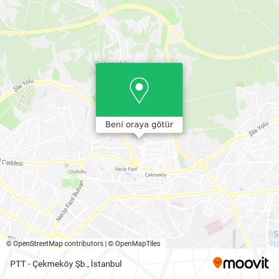 PTT - Çekmeköy Şb. harita