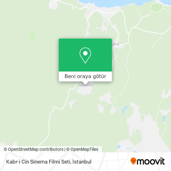 Kabr-i Cin Sinema Filmi Seti harita