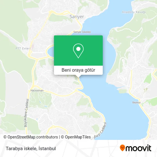 Tarabya iskele harita