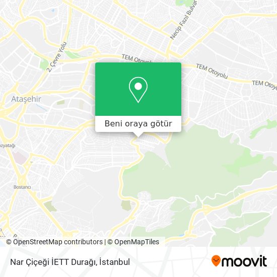 Nar Çiçeği İETT Durağı harita