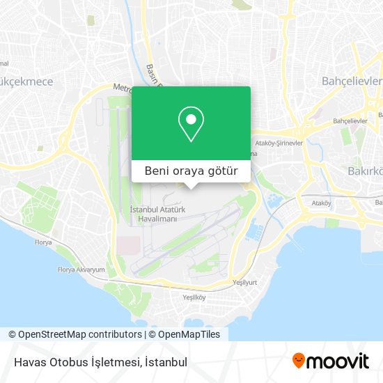Havas Otobus İşletmesi harita