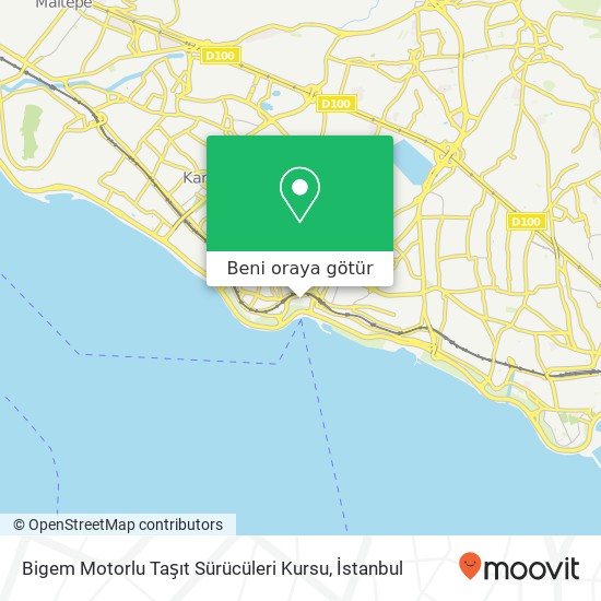 Bigem Motorlu Taşıt Sürücüleri Kursu harita