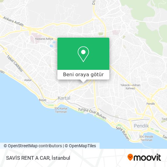 SAVİS RENT A CAR harita
