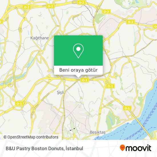 B&U Pastry Boston Donuts harita