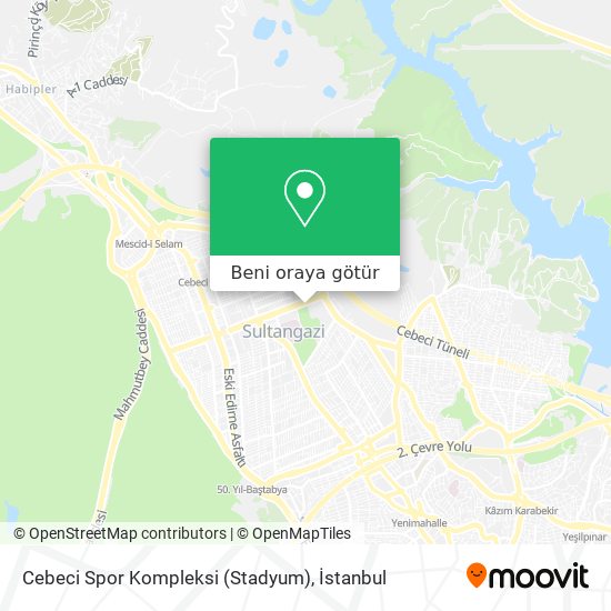 Cebeci Spor Kompleksi (Stadyum) harita