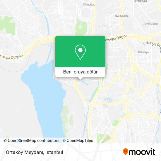 Ortaköy Meydanı harita