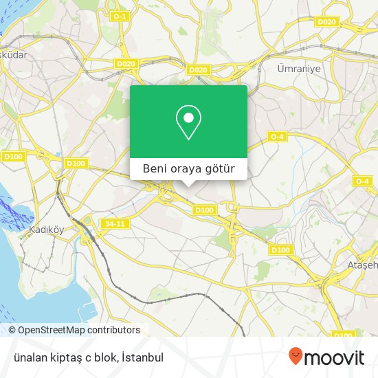 ünalan kiptaş c blok harita
