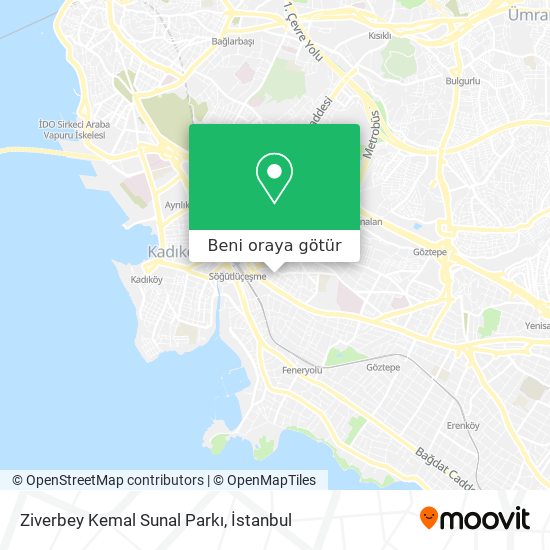 Ziverbey Kemal Sunal Parkı harita