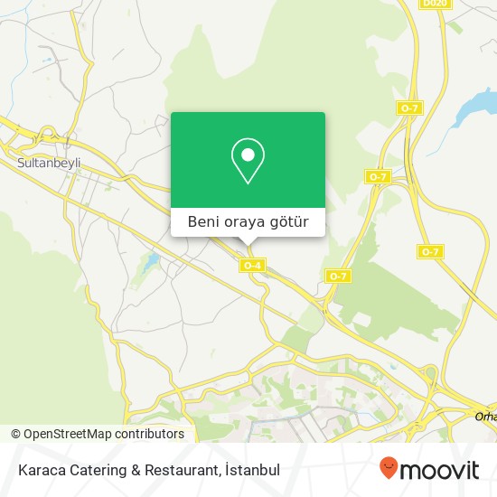 Karaca Catering & Restaurant harita