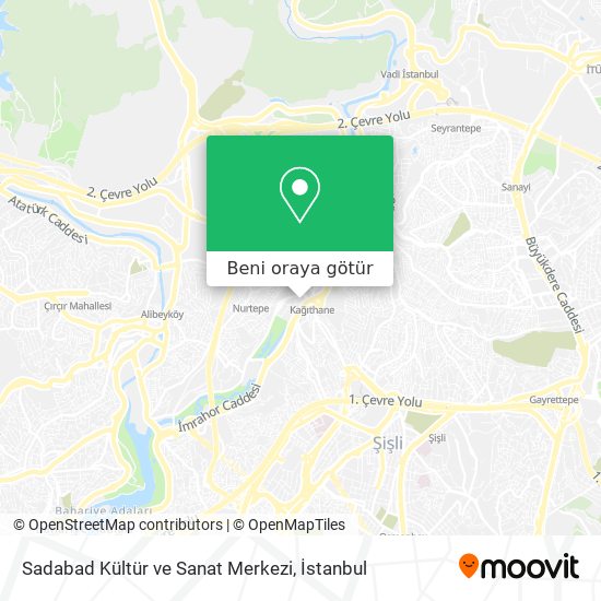 Sadabad Kültür ve Sanat Merkezi harita