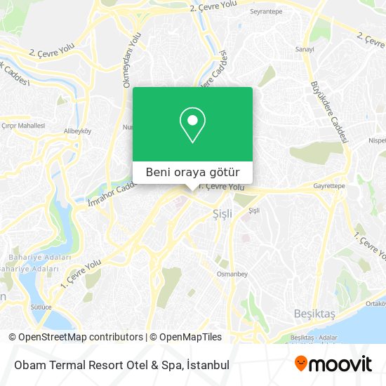 Obam Termal Resort Otel & Spa harita