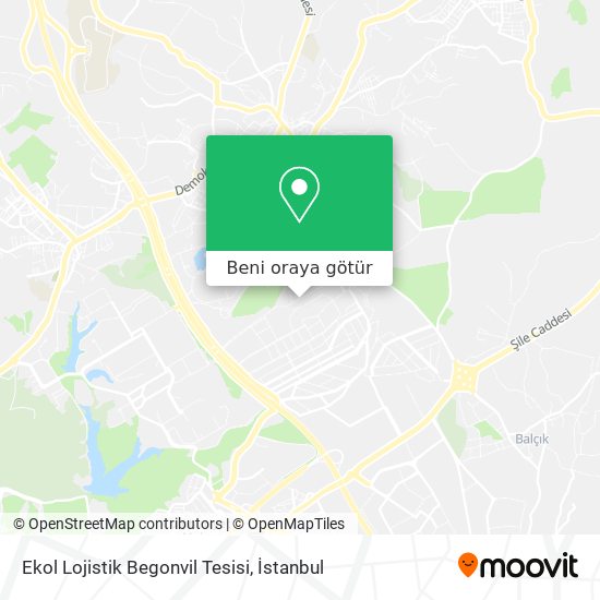 Ekol Lojistik Begonvil Tesisi harita