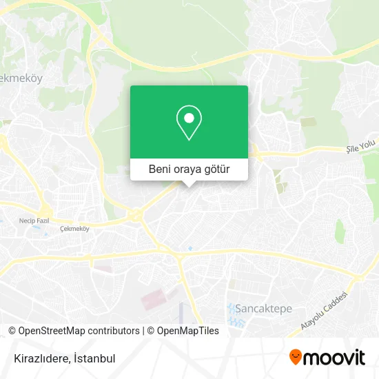 Kirazlıdere harita