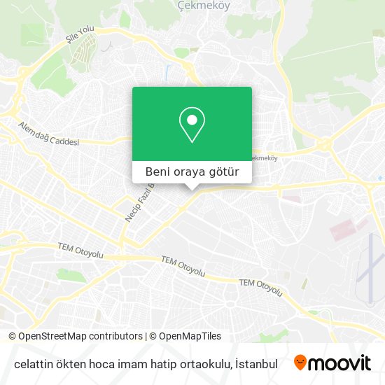 celattin ökten hoca imam hatip ortaokulu harita
