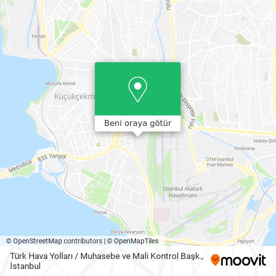 Türk Hava Yolları / Muhasebe ve Mali Kontrol Başk. harita