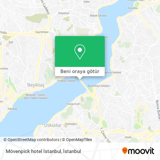 Mövenpick hotel İstanbul harita