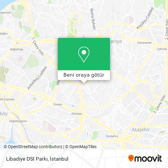 Libadiye DSI Parkı harita