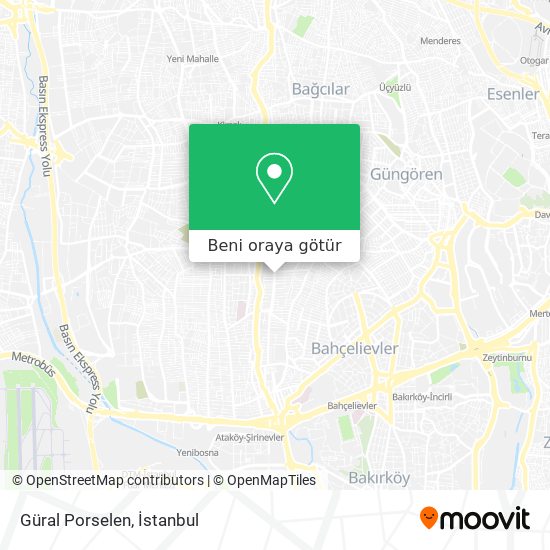 Güral Porselen harita