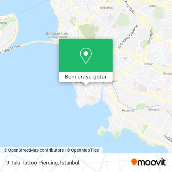 9 Takı Tattoo Piercing harita