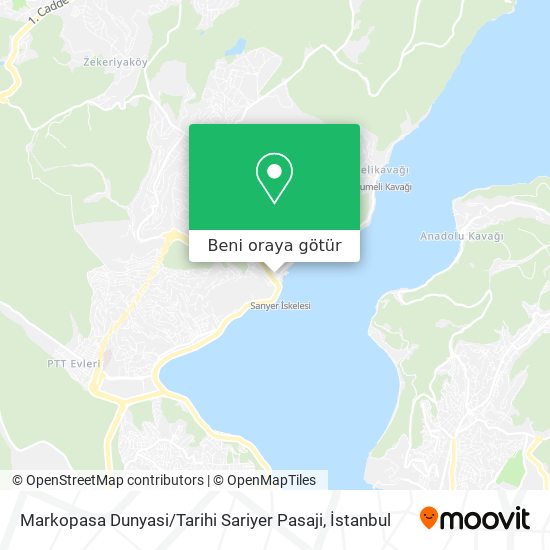 Markopasa Dunyasi / Tarihi Sariyer Pasaji harita