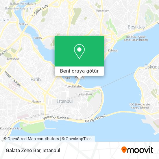 Galata Zeno Bar harita