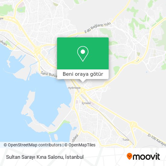 Sultan Sarayı Kına Salonu harita