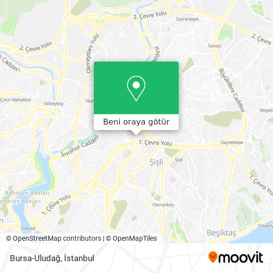 Bursa-Uludağ harita
