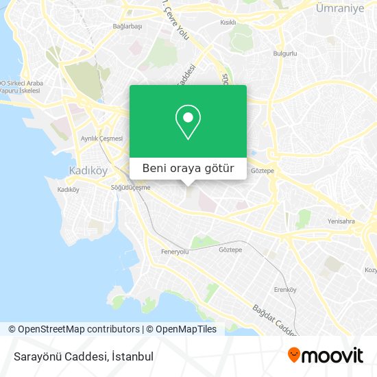 Sarayönü Caddesi harita