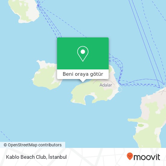 Kablo Beach Club harita