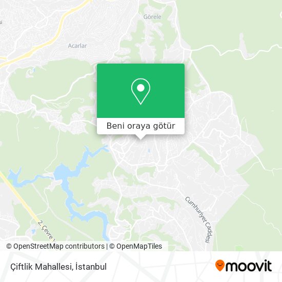 Çiftlik Mahallesi harita
