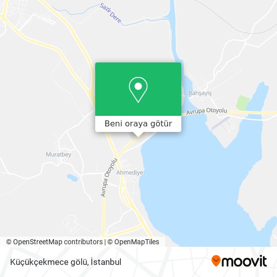 Küçükçekmece gölü harita