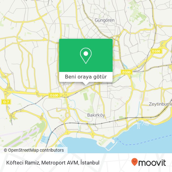 Köfteci Ramiz, Metroport AVM harita