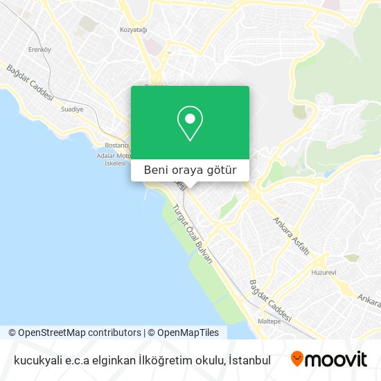 kucukyali e.c.a elginkan İlköğretim okulu harita