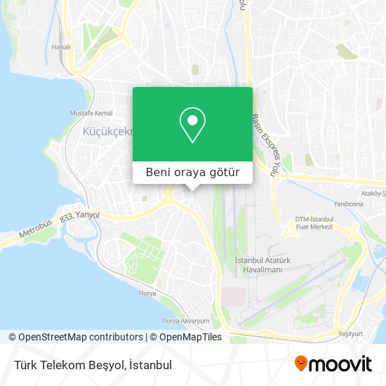 Türk Telekom Beşyol harita