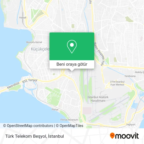 Türk Telekom Beşyol harita