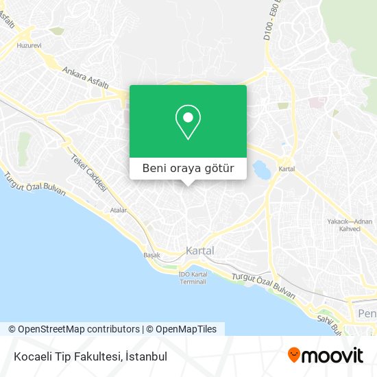 Kocaeli Tip Fakultesi harita