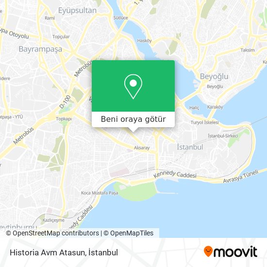 Historia Avm Atasun harita