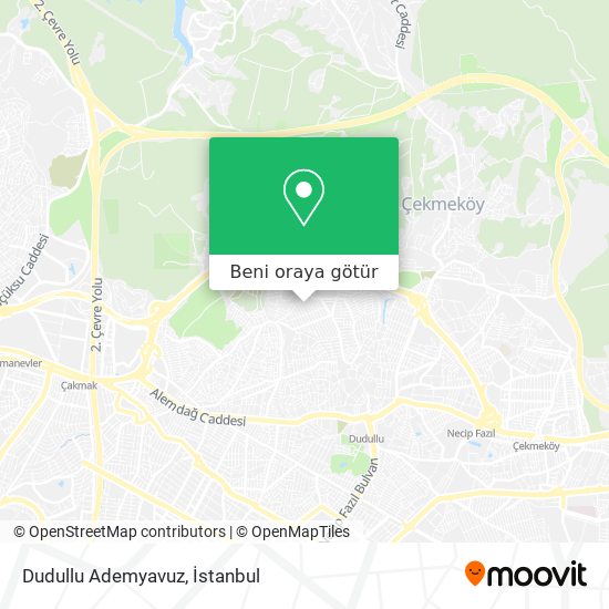 Dudullu Ademyavuz harita