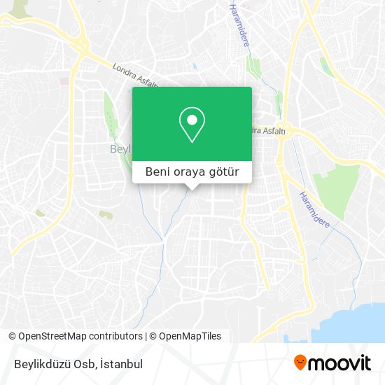 Beylikdüzü Osb harita