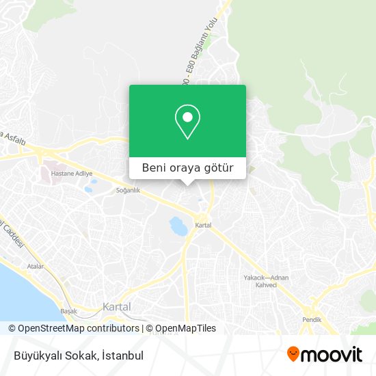 Büyükyalı Sokak harita