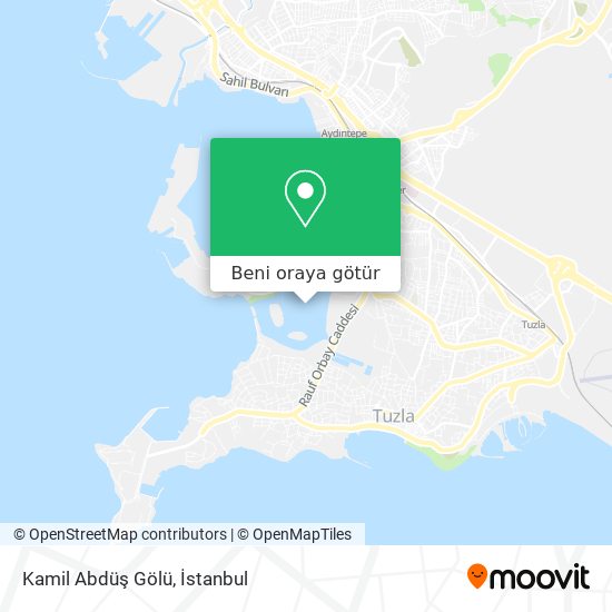 Kamil Abdüş Gölü harita