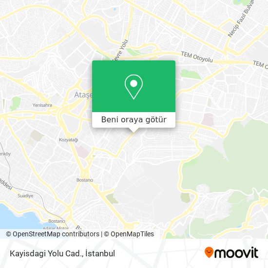 Kayisdagi Yolu Cad. harita