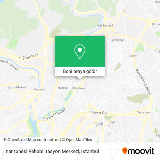 nar tanesi Rehabilitasyon Merkezi harita
