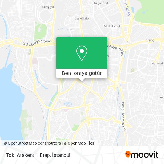 Toki Atakent 1.Etap harita