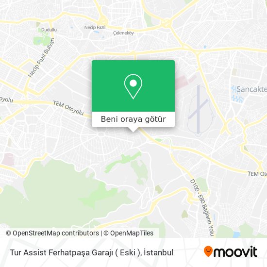 Tur Assist Ferhatpaşa Garajı ( Eski ) harita