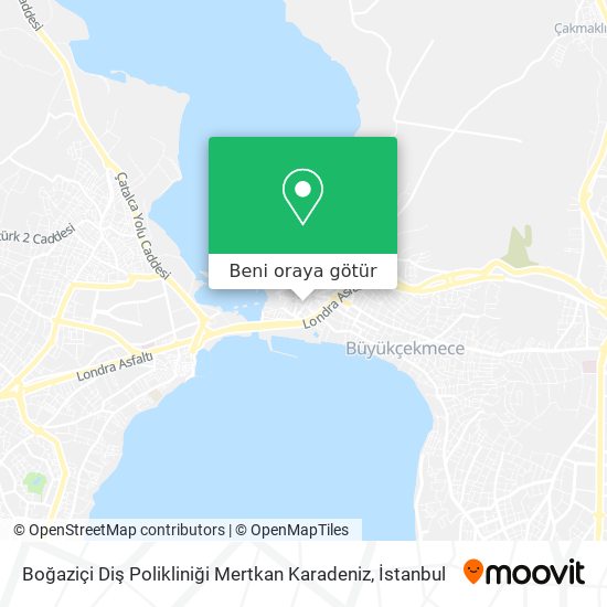 Boğaziçi Diş Polikliniği Mertkan Karadeniz harita