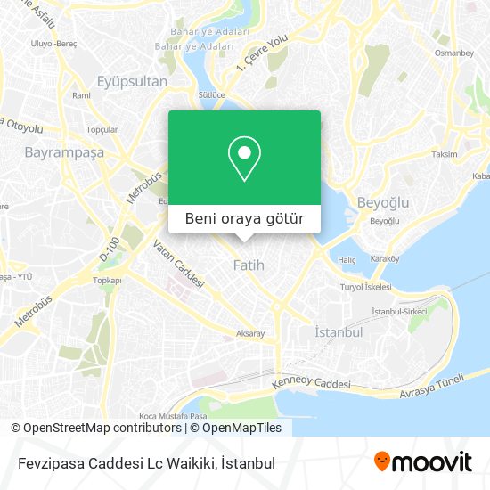 Fevzipasa Caddesi Lc Waikiki harita