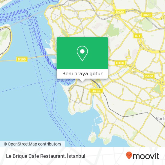 Le Brique Cafe Restaurant harita