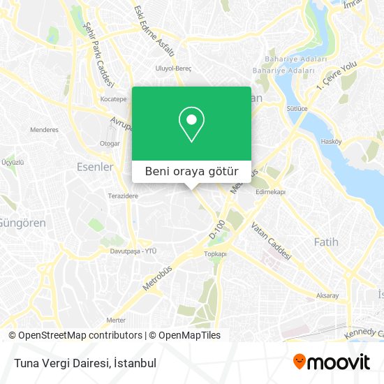 Tuna Vergi Dairesi harita